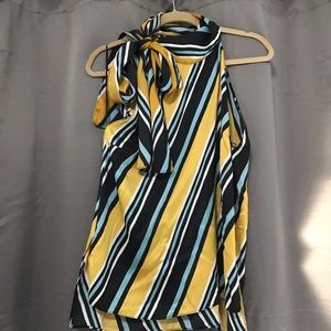 Zara Sleeveless Bow Top